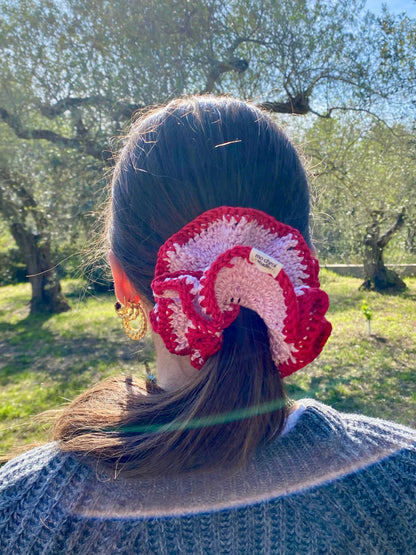 Maxi scrunchie in crochet