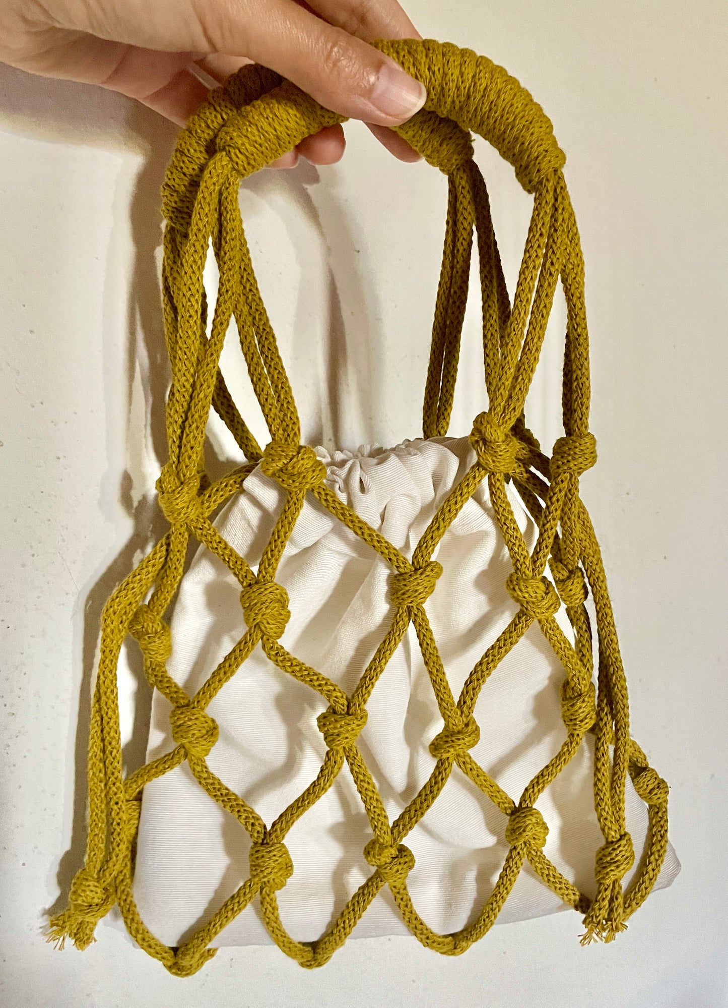 Borsa in macramè net bag