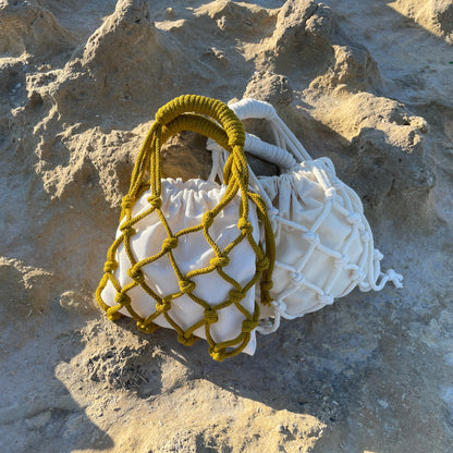 Borsa in macramè net bag