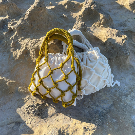 Borsa in macramè net bag