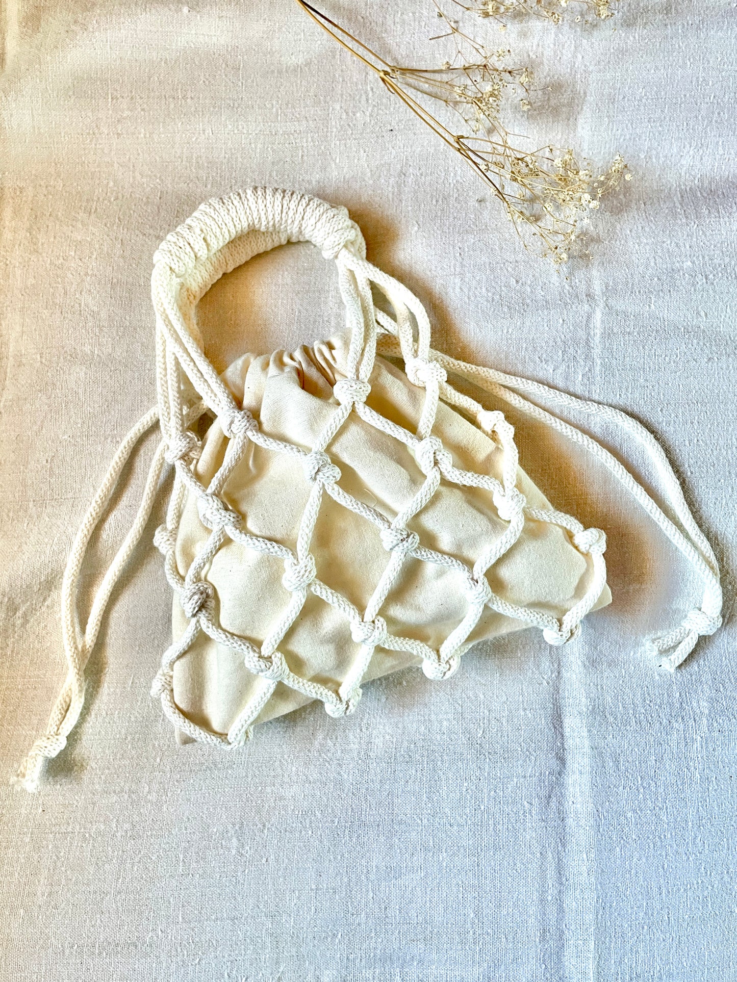 Borsa in macramè net bag